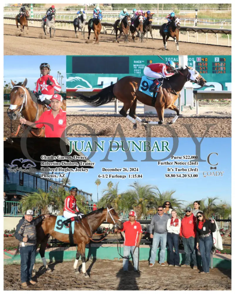Juan Dunbar - 12-26-24 R08 Tup Turf Paradise