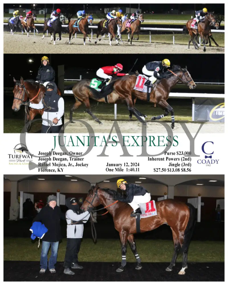 Juanita’s Express - 01-12-24 R04 Tp Turfway Park