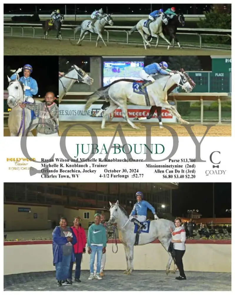 Juba Bound - 10-30-24 R02 Ct Hollywood Casino At Charles Town Races
