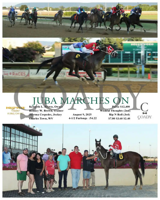 JUBA MARCHES ON - 08-09-25 - R02 - CT Hollywood Casino at Charles Town Races