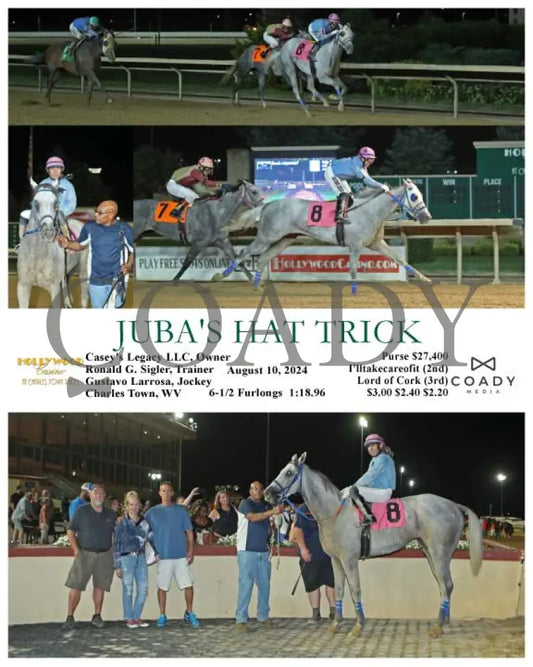 Juba’s Hat Trick - 08-10-24 R06 Ct Hollywood Casino At Charles Town Races