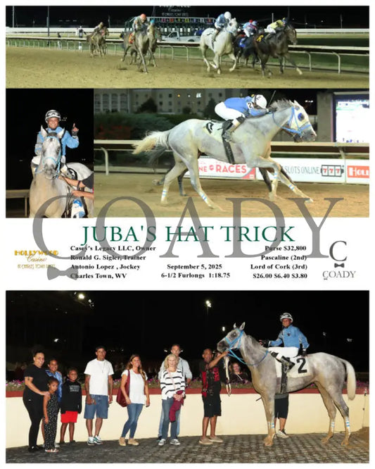 JUBA’S HAT TRICK - 09-05-25 - R07 - CT Hollywood Casino at Charles Town Races
