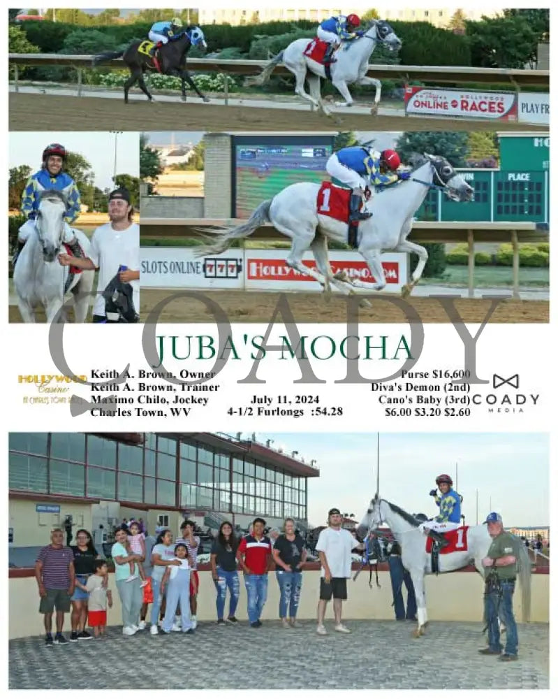 Juba’s Mocha - 07-11-24 R03 Ct Hollywood Casino At Charles Town Races