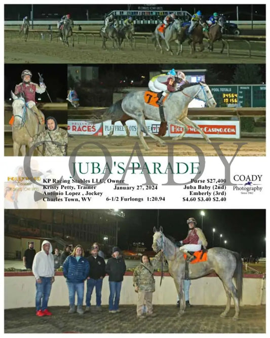 Juba’s Parade - 01-27-24 R07 Ct Hollywood Casino At Charles Town Races
