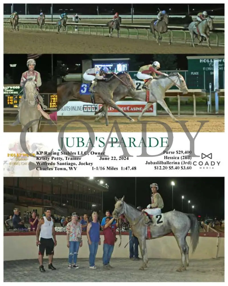 Juba’s Parade - 06-22-24 R06 Ct Hollywood Casino At Charles Town Races