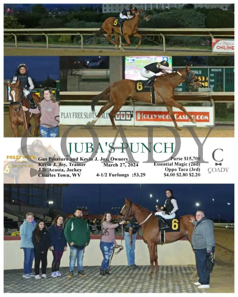 Juba’s Punch - 03 - 27 - 24 R02 Ct Hollywood Casino At Charles Town Races
