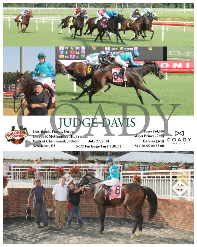 Judge Davis - 07-27-24 R08 Cnl Colonial Downs