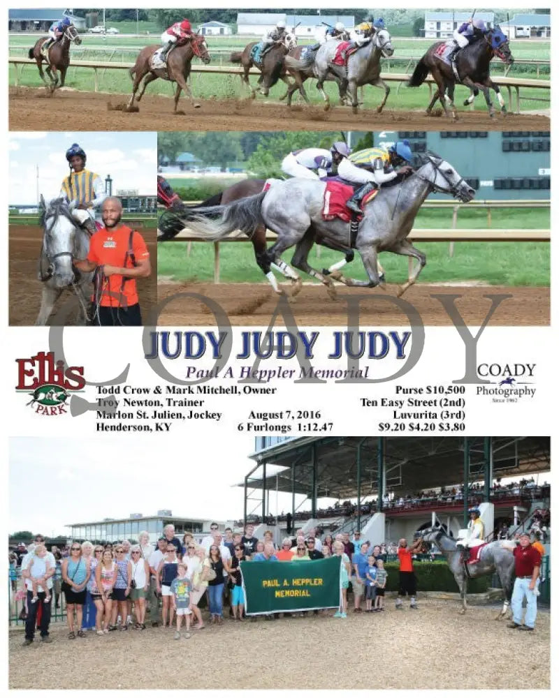 Judy - 080716 Race 06 Elp Ellis Park