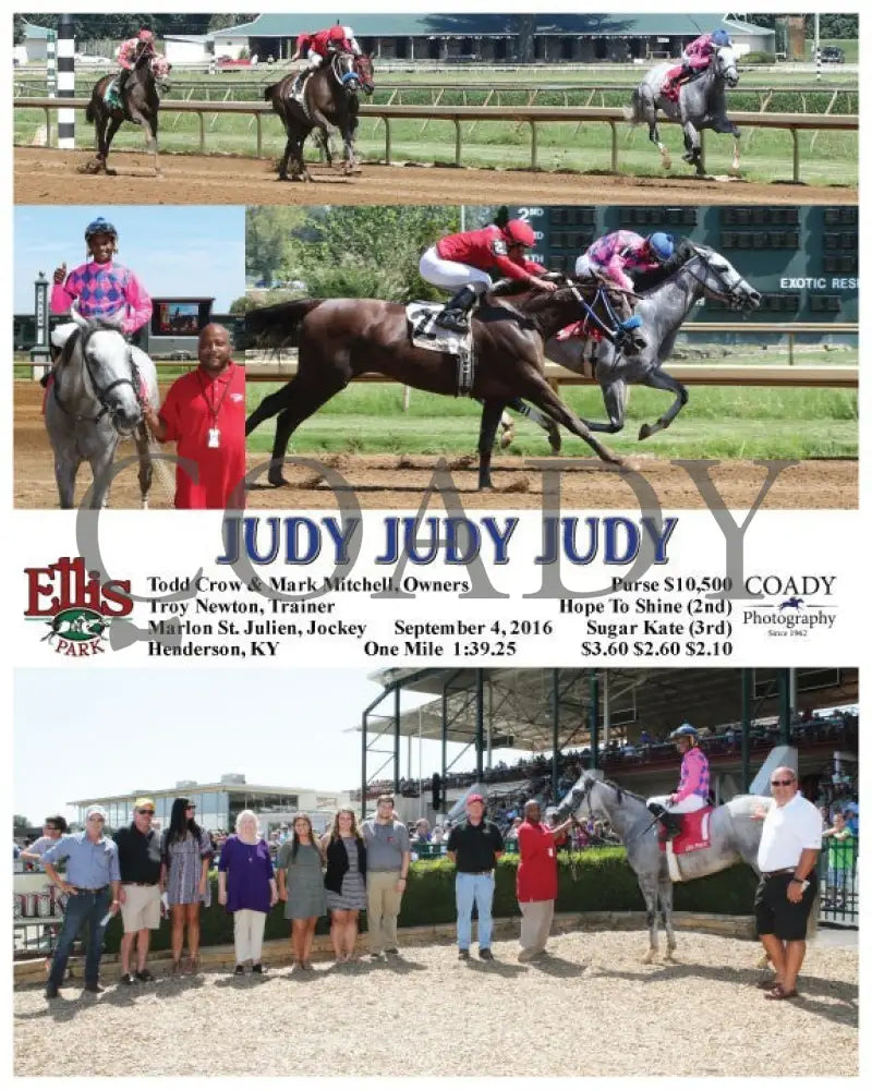 Judy - 090416 Race 02 Elp Ellis Park