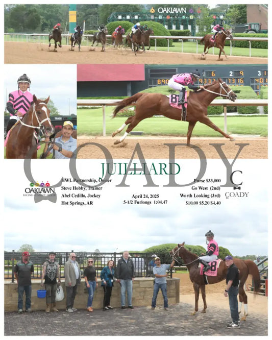 JUILLIARD - 04-24-25 - R05 - OP Oaklawn Park