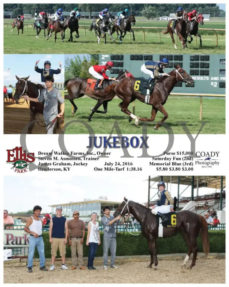 Jukebox - 072416 Race 09 Elp Ellis Park