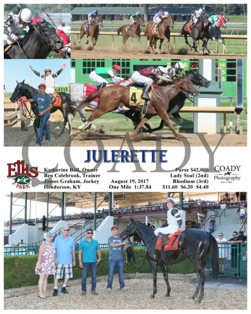 Julerette - 081917 Race 08 Elp Ellis Park