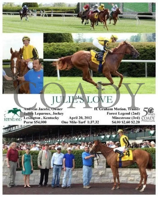 Julie’s Love - 042012 Race 07 Keeneland