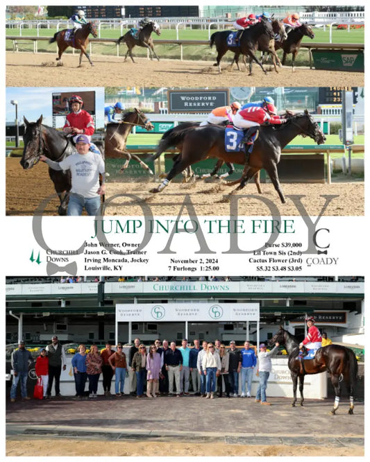 Jump Into The Fire - 110224 Race 06 Cd Churchill Downs