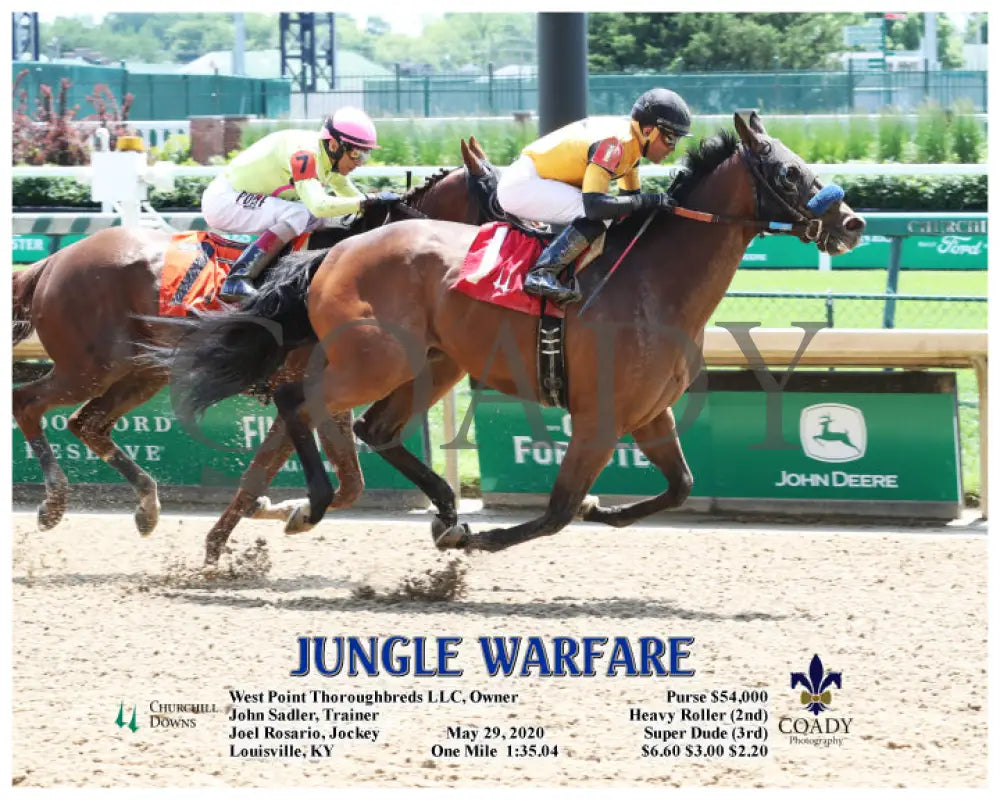 Jungle Warfare - 05-29-20 R01 Cd Action Churchill Downs