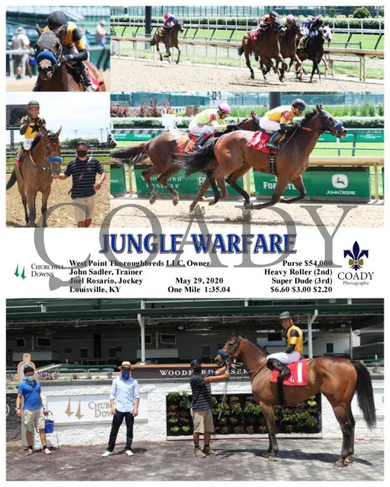 Jungle Warfare - 05-29-20 R01 Cd Churchill Downs
