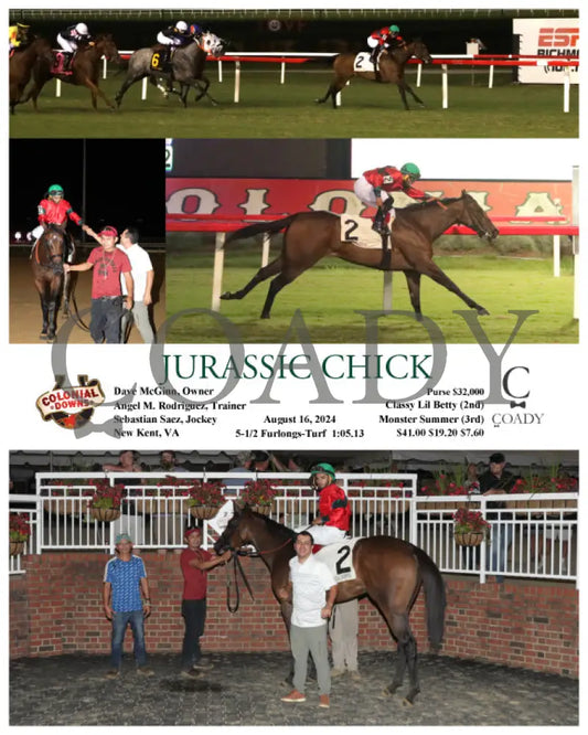 Jurassic Chick - 08-16-24 R08 Cnl Colonial Downs