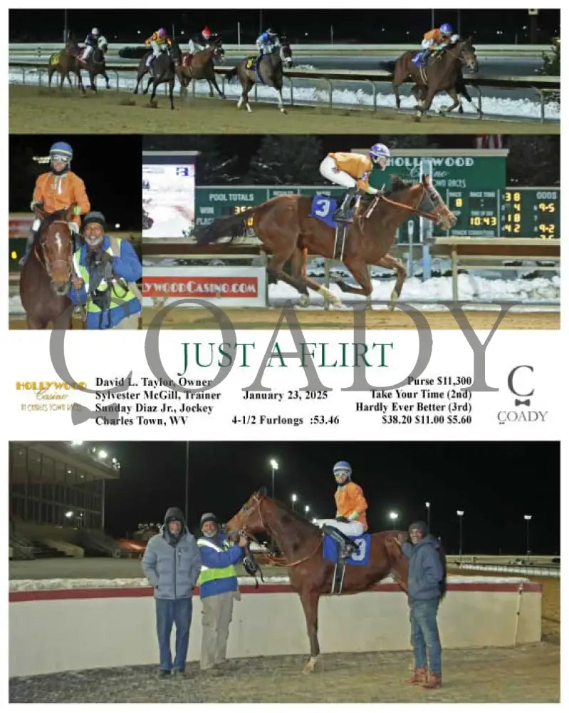 Just A Flirt - 01-23-25 R08 Ct Hollywood Casino At Charles Town Races