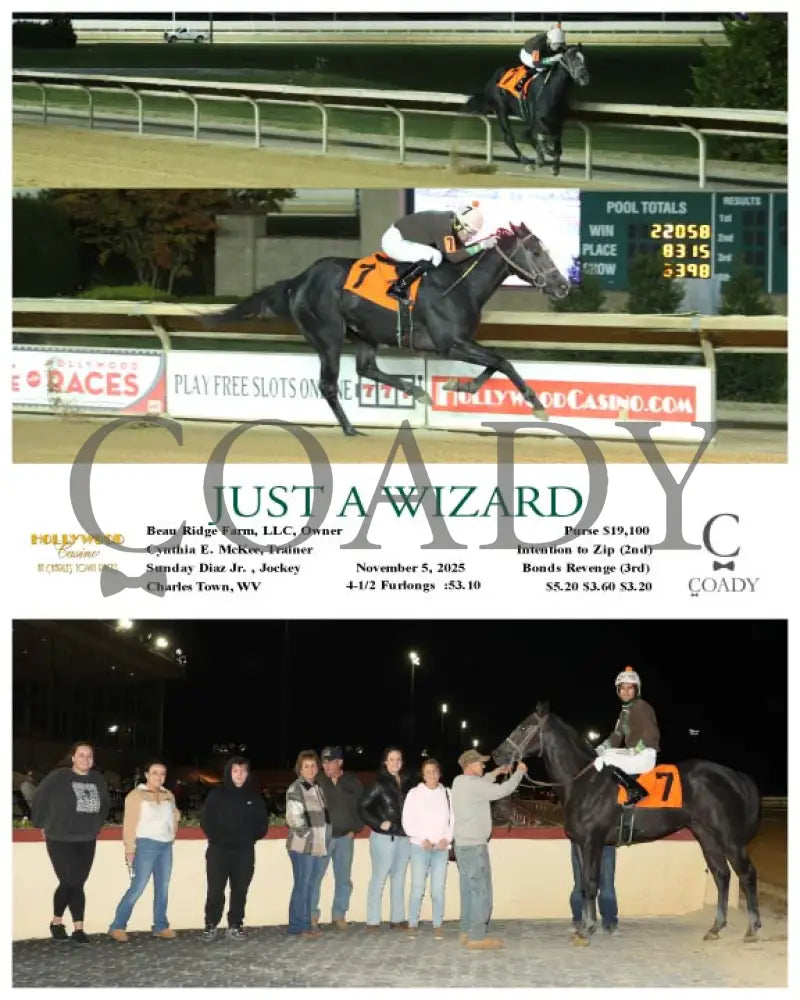 JUST A WIZARD - 11-05-25 - R05 - CT Hollywood Casino at Charles Town Races