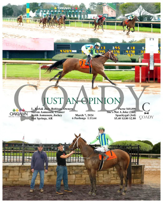 Just An Opinion - 03 - 07 - 24 R02 Op Oaklawn Park