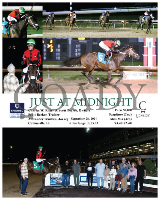 Just At Midnight - 09-28-24 R03 Fan Fanduel Sportsbook Horse Racing