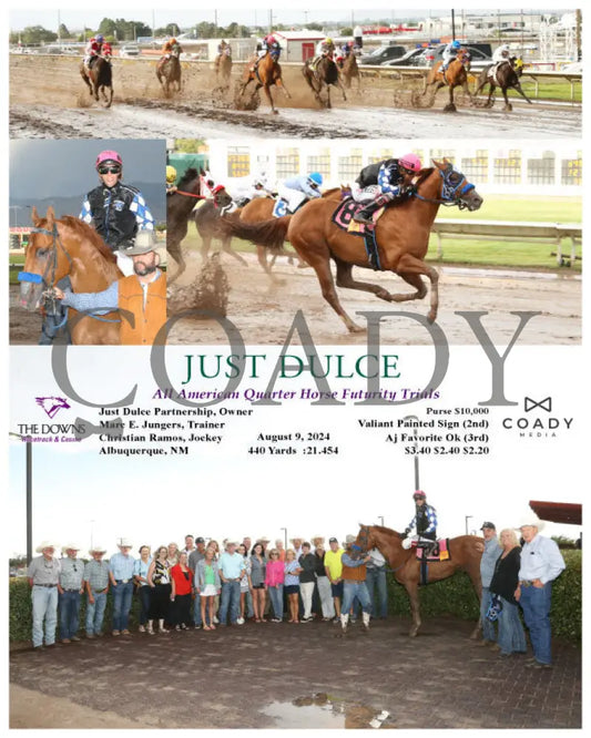 Just Dulce - All American Quarter Horse Futurity Trials 08-09-24 R14 Alb Downs At Albuquerque