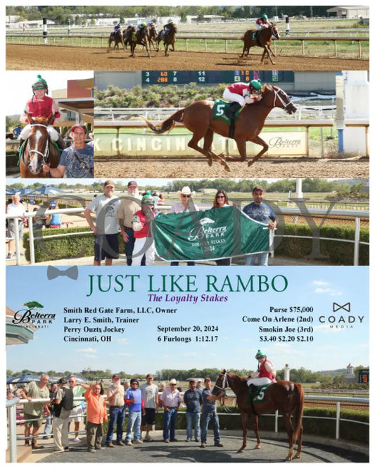 Just Like Rambo - 092024 Race 06 Btp The Loyalty Stakes Smith Red Gate Farm Llc Owner Larry E.