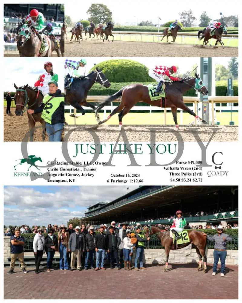 Just Like You - 101624 Race 03 Kee Keeneland