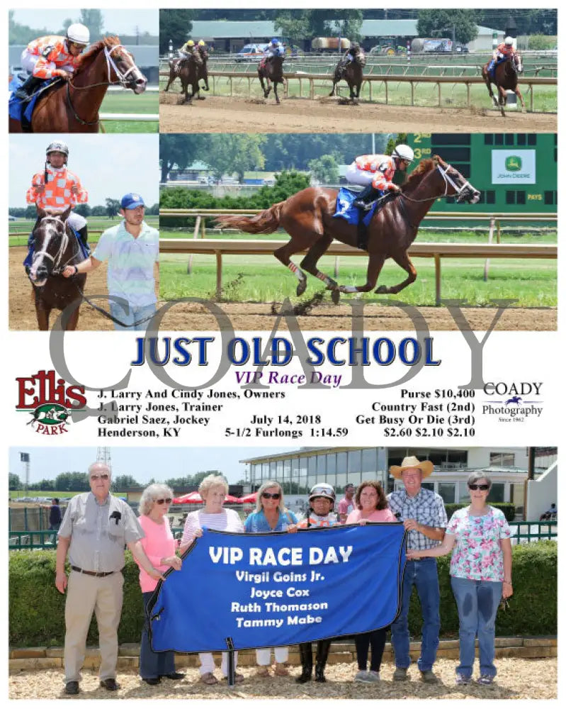 Just Old School - 071418 Race 01 Elp Group Ellis Park