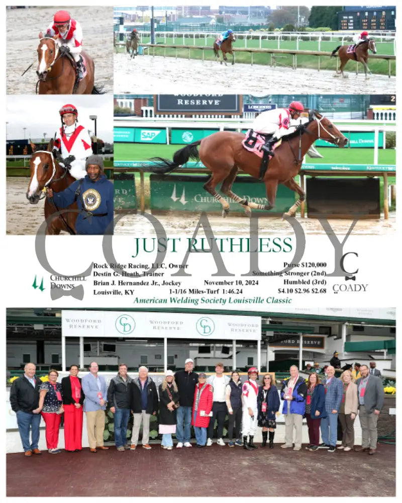 Just Ruthless - 11-10-24 R04 Cd Group Churchill Downs