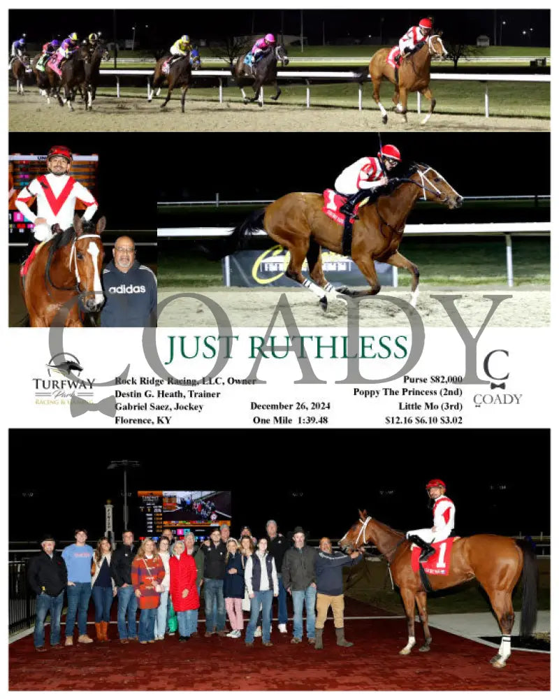 Just Ruthless - 12-26-24 R07 Tp Turfway Park