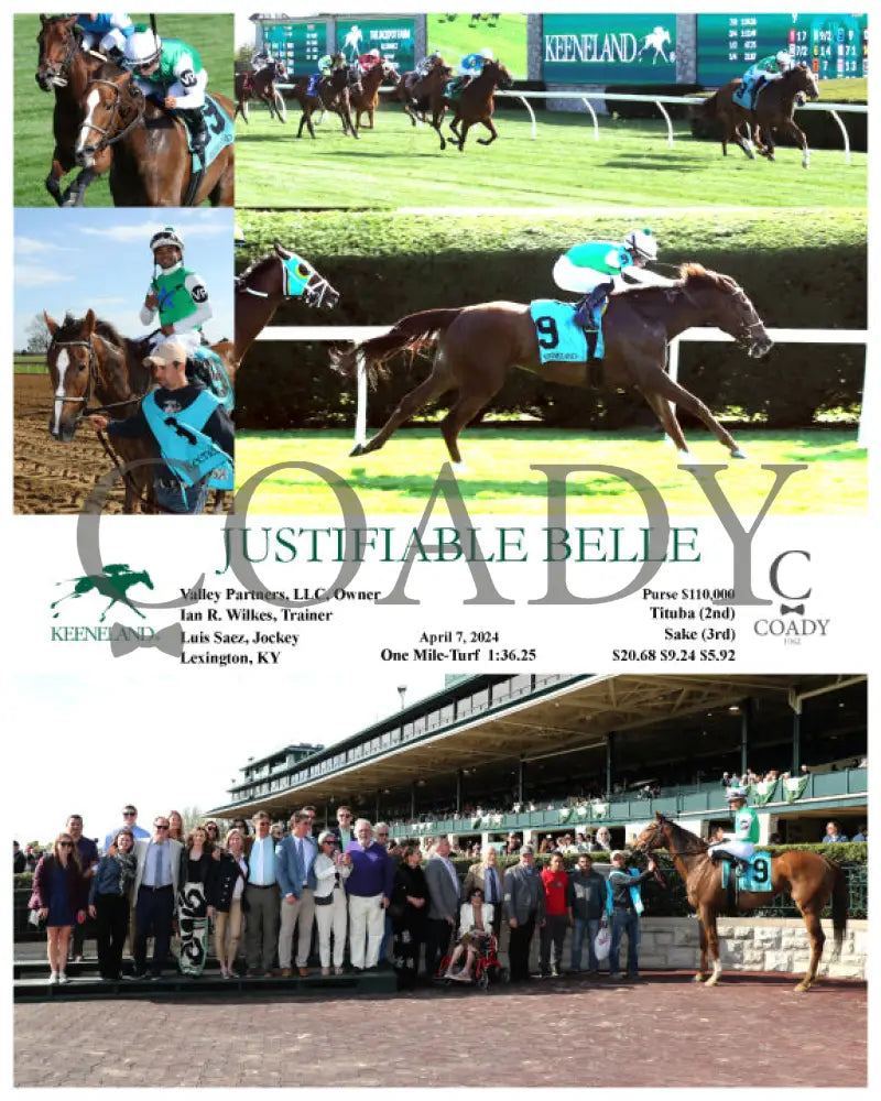 Justifiable Belle - 04 - 07 - 24 R09 Kee Keeneland