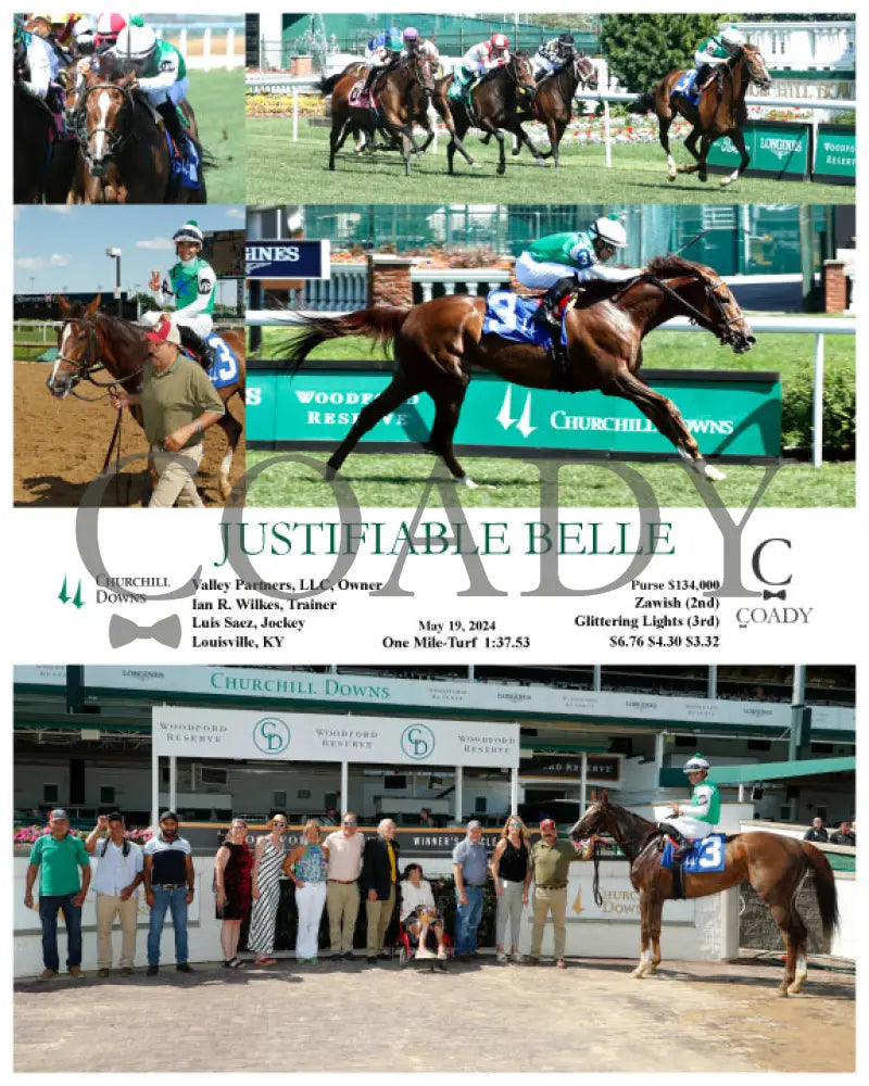 Justifiable Belle - 05-19-24 R08 Cd Churchill Downs