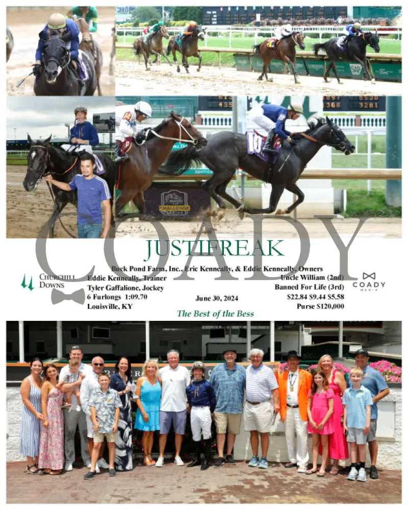 Justifreak - 06-30-24 R02 Cd Group Churchill Downs