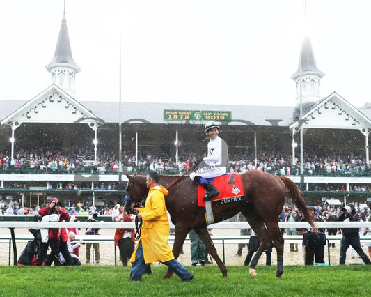 Justify - 050518 Race 12 Cd The Kentucky Derby G1 Come Back 02 Churchill Downs