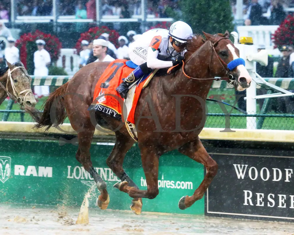 Justify - 050518 Race 12 Cd The Kentucky Derby G1 Finish 02 Churchill Downs