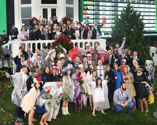 Justify - 050518 Race 12 Cd The Kentucky Derby G1 Trophy Group Photo 06 Churchill Downs