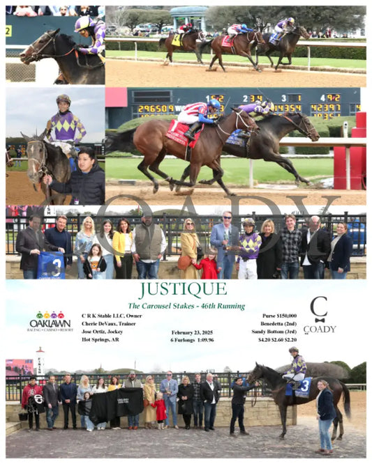 JUSTIQUE - The Carousel Stakes - 02-23-25 - R04 - OP Oaklawn Park