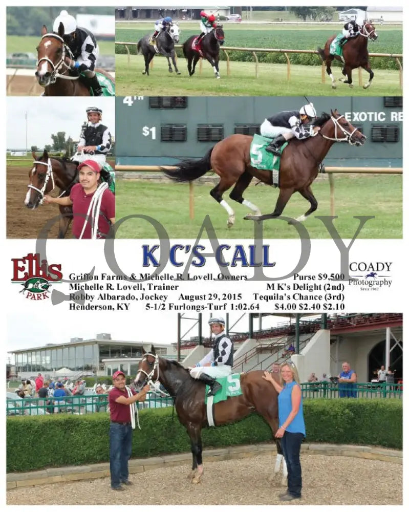 K C’s Call - 082915 Race 01 Elp Ellis Park
