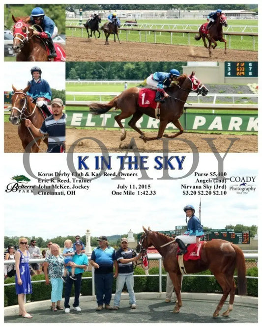 K In The Sky - 071115 Race 03 Btp Belterra Park