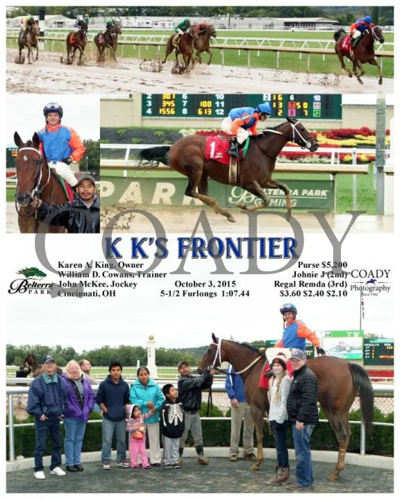 K K’s Frontier - 100315 Race 07 Btp Belterra Park