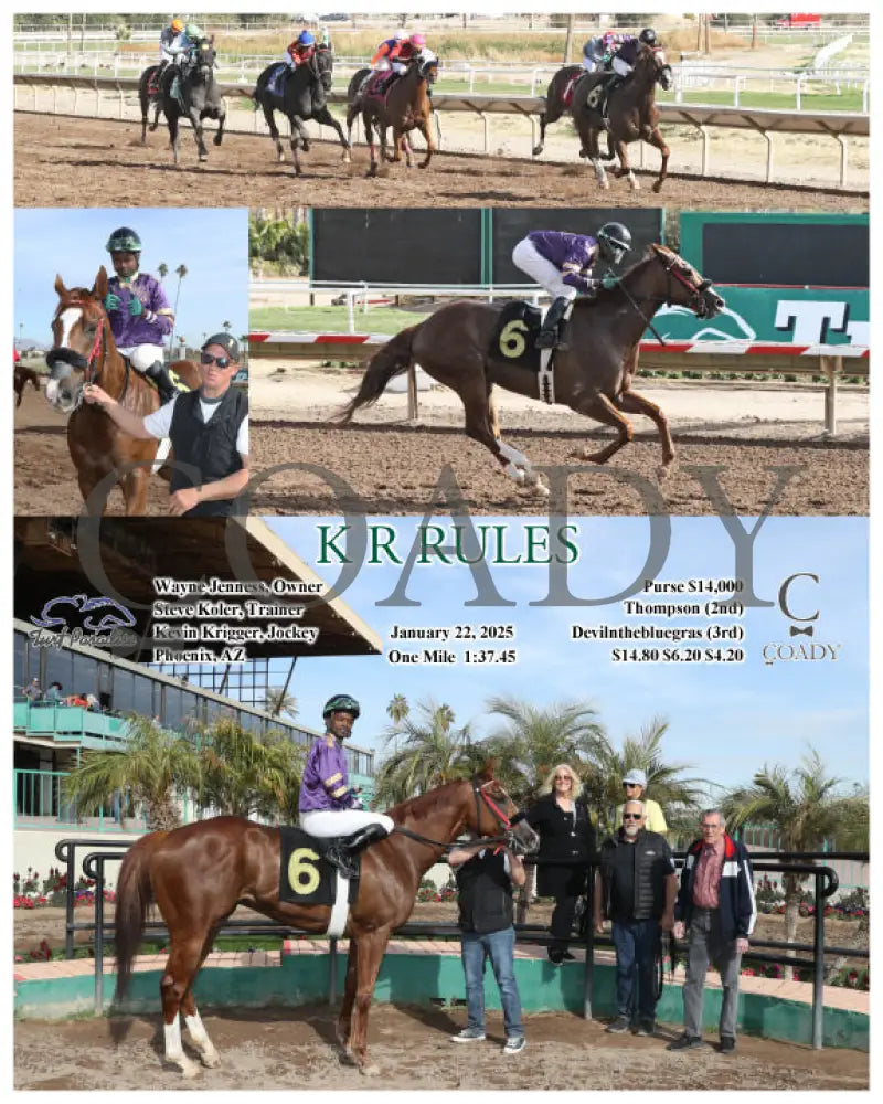 K R Rules - 01-22-25 R04 Tup Turf Paradise