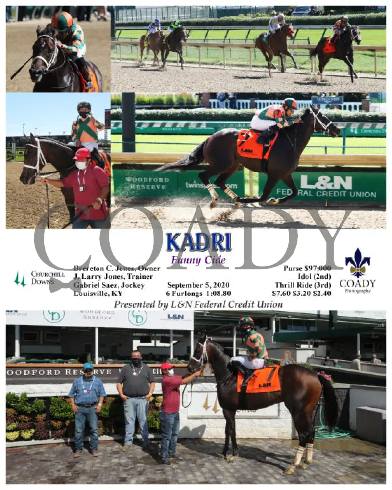 Kadri - Funny Cide 09-05-20 R02 Cd Churchill Downs