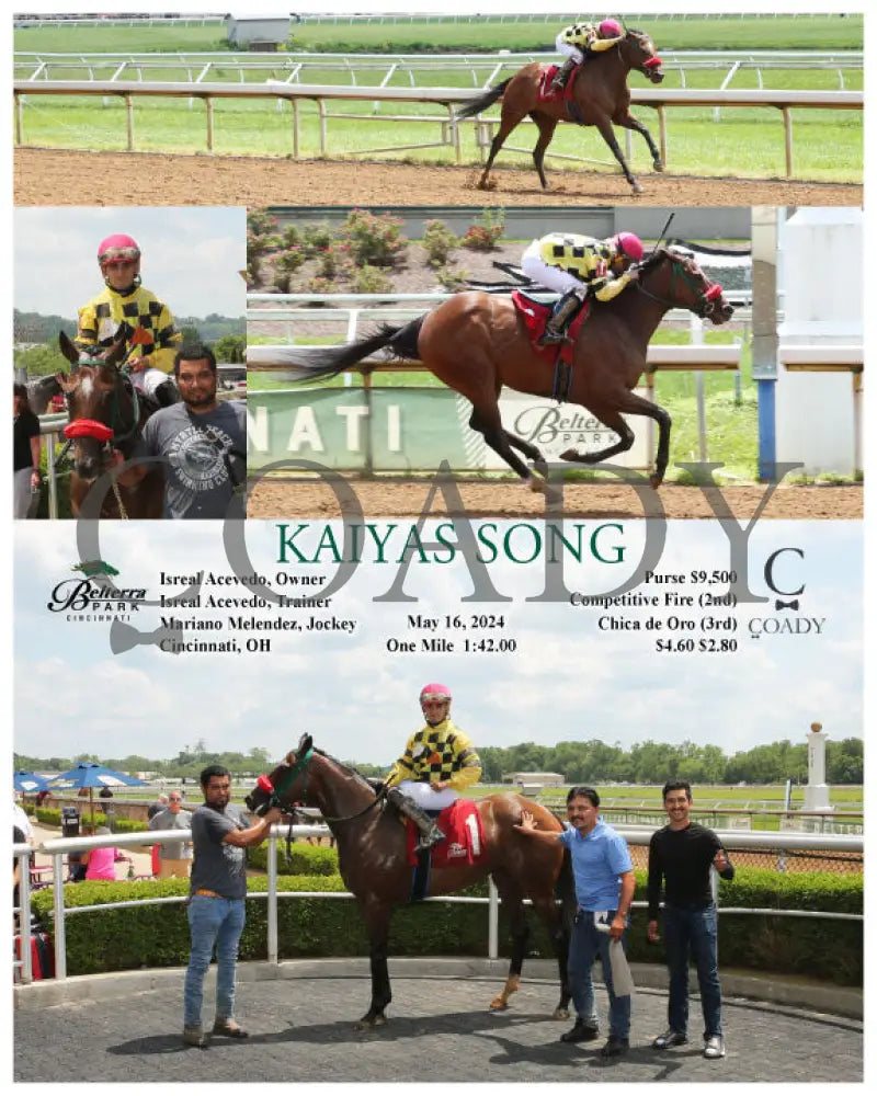 Kaiyas Song - 05-16-24 R04 Btp Belterra Park