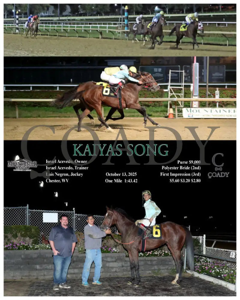 KAIYAS SONG - 10-13-25 - R06 - MNR Mountaineer Park
