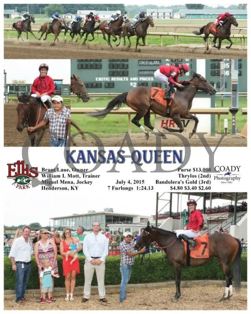 Kansas Queen - 070415 Race 05 Elp Ellis Park