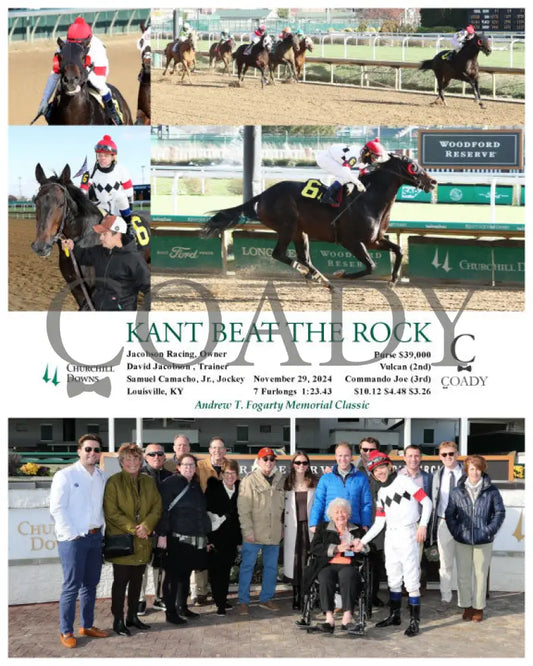 Kant Beat The Rock - 11-29-24 R04 Cd Group Churchill Downs