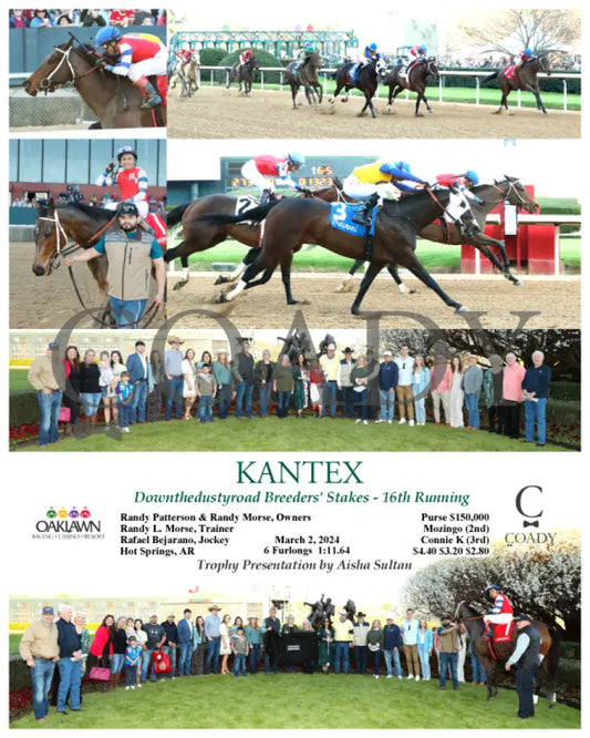 Kantex - Downthedustyroad Breeders’ Stakes 16Th Running 03-02-24 R09 Op Oaklawn Park