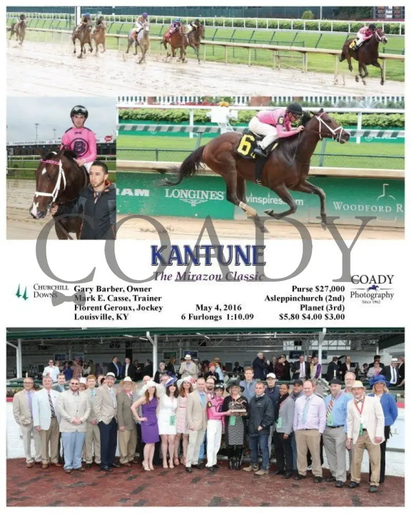 Kantune - 050416 Race 04 Cd Group Churchill Downs