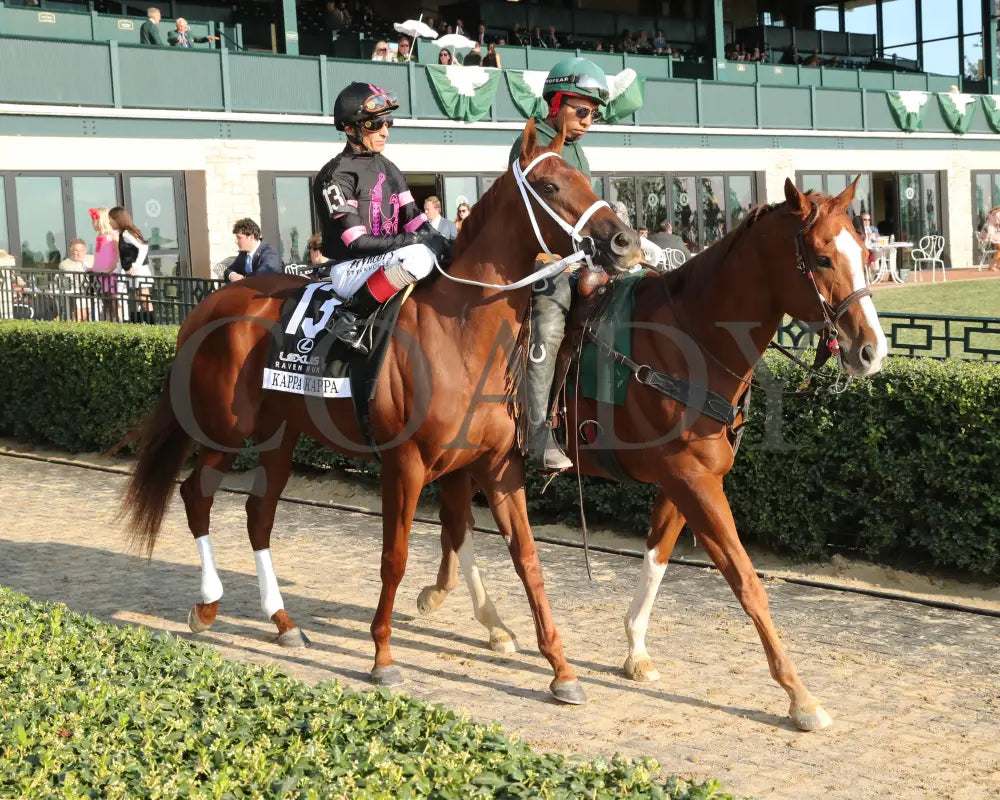 KAPPA KAPPA - 101825 - Race 09 - KEE - Post Parade 04 Keeneland